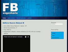 Tablet Screenshot of fbengenharia.com.br